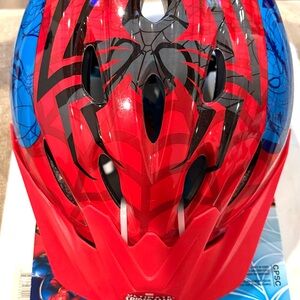Marvel Red and Blue Spider-Man Kids Bike Helmet